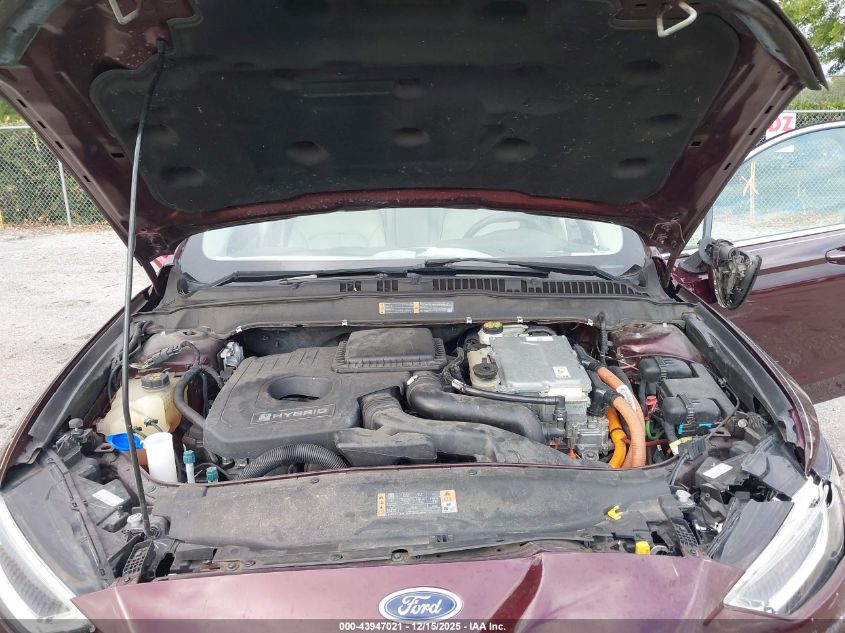 2017 Ford Fusion Hybrid Platinum VIN: 3FA6P0RU0HR309626 Lot: 43947021