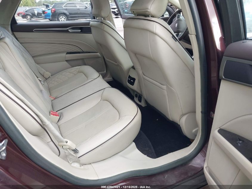 2017 Ford Fusion Hybrid Platinum VIN: 3FA6P0RU0HR309626 Lot: 43947021