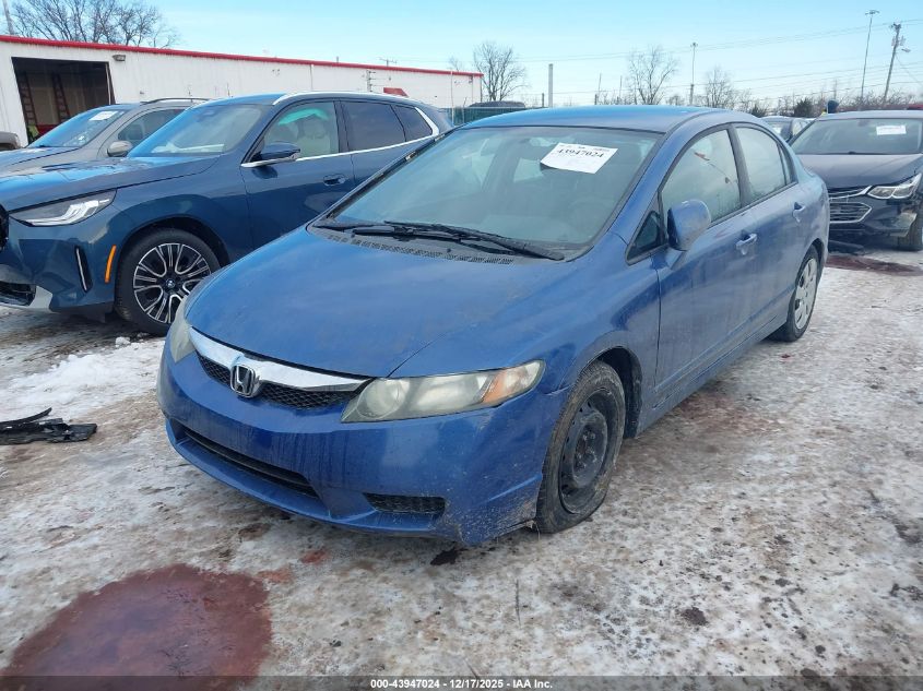 2010 Honda Civic Lx VIN: 2HGFA1F55AH316315 Lot: 43947024