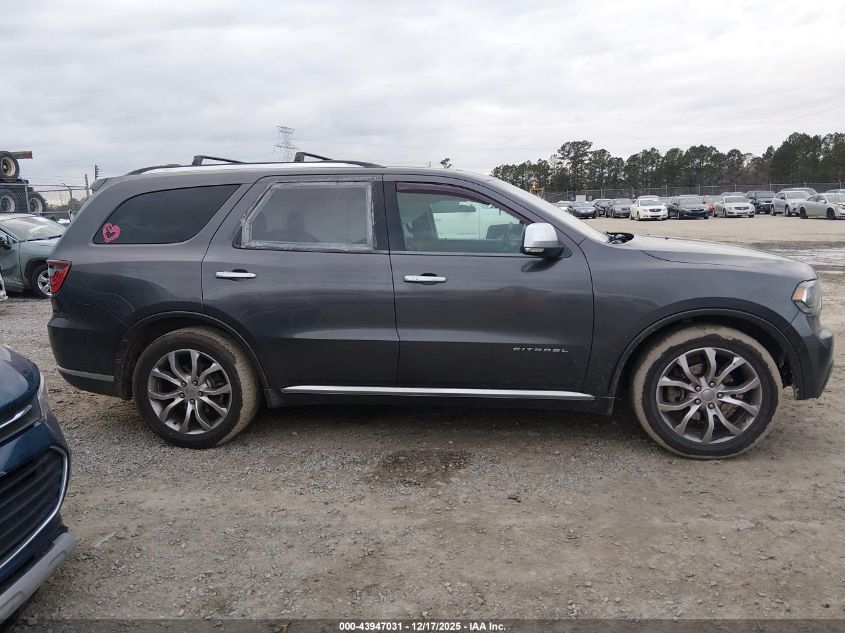 2016 Dodge Durango Citadel Anodized Platinum VIN: 1C4RDHEG1GC396691 Lot: 43947031