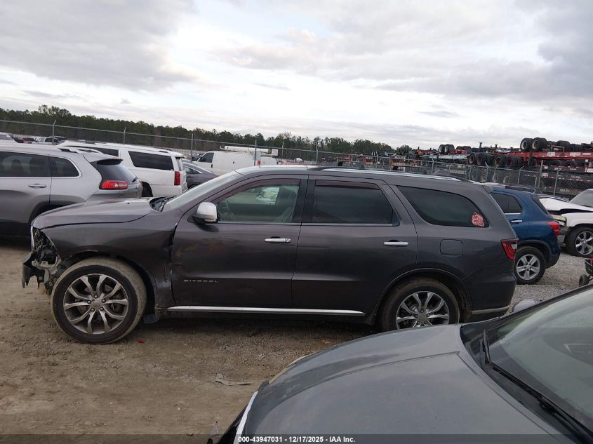 2016 Dodge Durango Citadel Anodized Platinum VIN: 1C4RDHEG1GC396691 Lot: 43947031