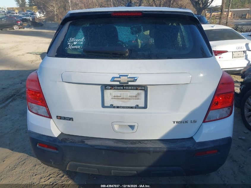 2015 Chevrolet Trax 1Ls VIN: KL7CJKSB5FB062895 Lot: 43947037
