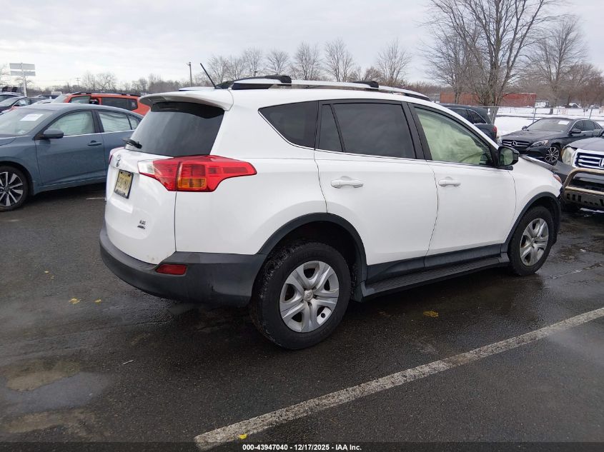 2015 Toyota Rav4 Le VIN: JTMBFREV1FJ051011 Lot: 43947040