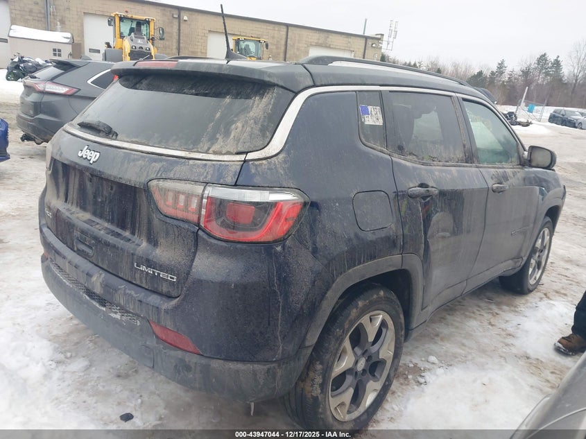 Vin: 3c4njdcbxkt842020, lot: 44442687, jeep compass limited 4x4 20194