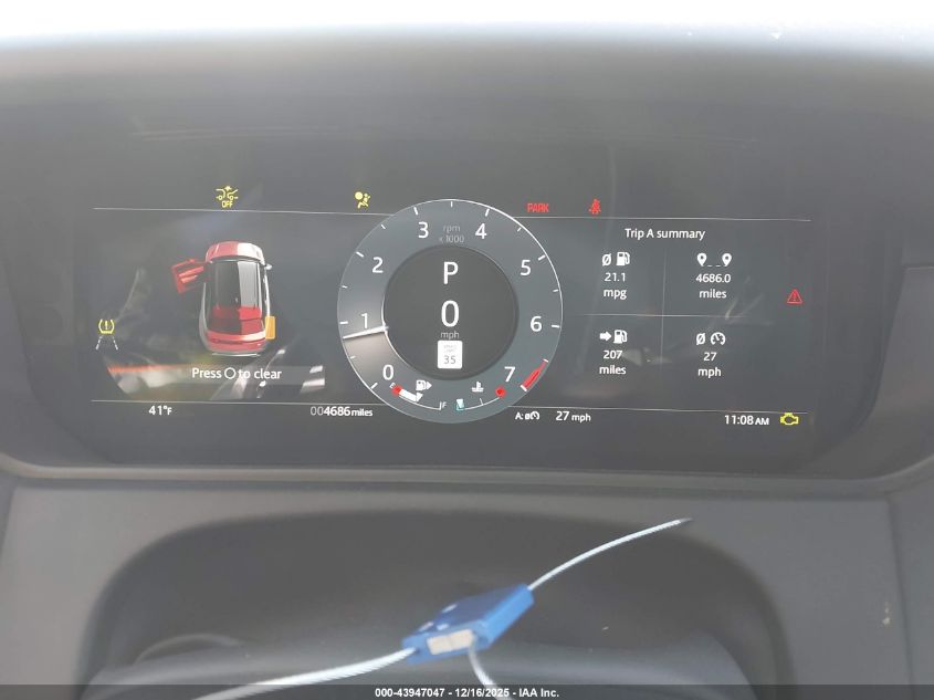 2026 Land Rover Range Rover Velar P400 Dynamic Se VIN: SALYL2FU4TA822548 Lot: 43947047