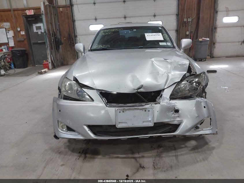 2008 Lexus Is 250 VIN: JTHCK262685022402 Lot: 43947048