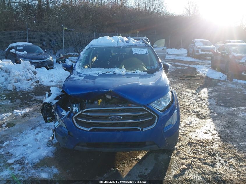 2022 Ford Ecosport Se VIN: MAJ6S3GL5NC457520 Lot: 43947071