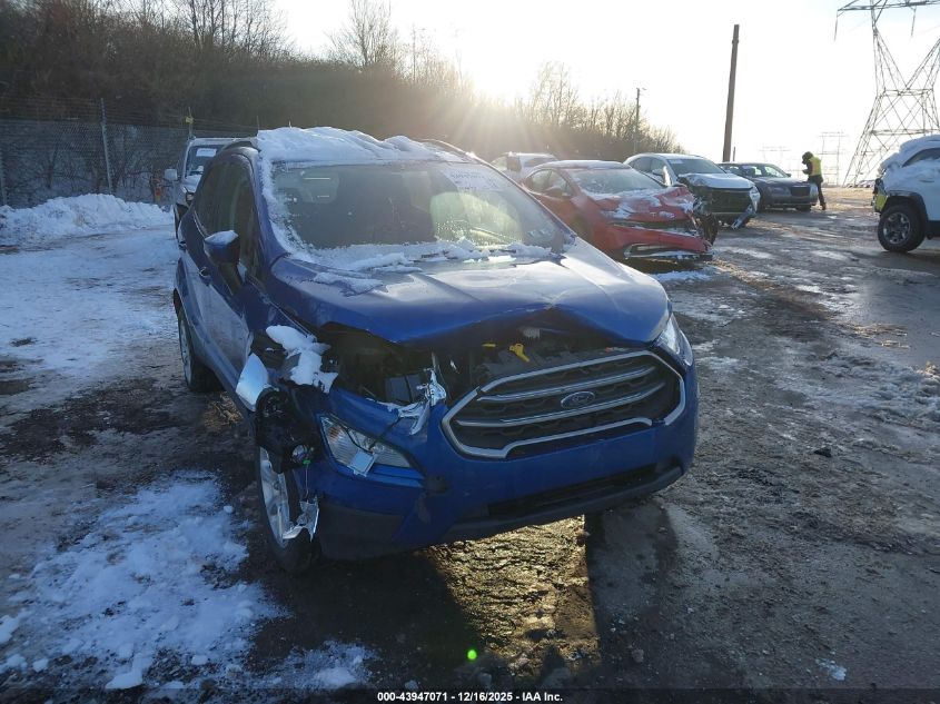2022 Ford Ecosport Se VIN: MAJ6S3GL5NC457520 Lot: 43947071