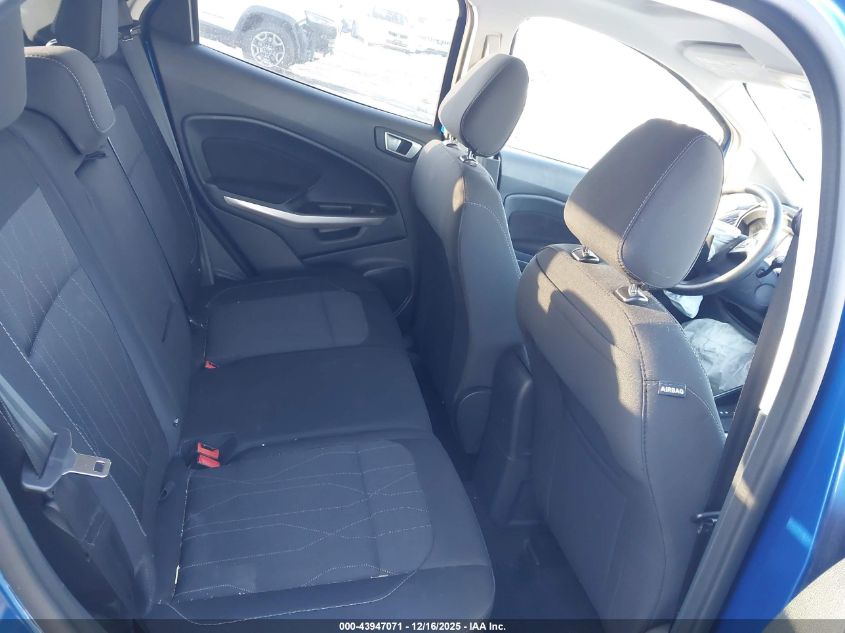 2022 Ford Ecosport Se VIN: MAJ6S3GL5NC457520 Lot: 43947071