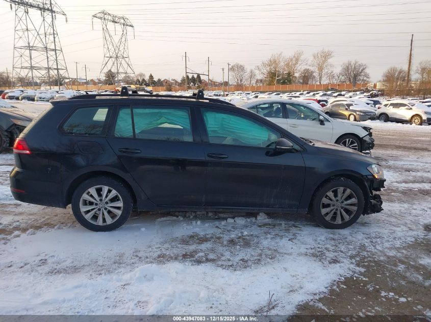 2018 Volkswagen Golf Sportwagen Tsi S VIN: 3VW117AU1JM753544 Lot: 43947083