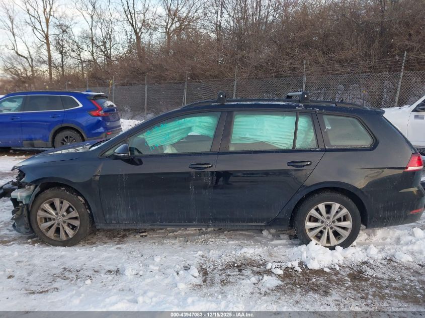 2018 Volkswagen Golf Sportwagen Tsi S VIN: 3VW117AU1JM753544 Lot: 43947083