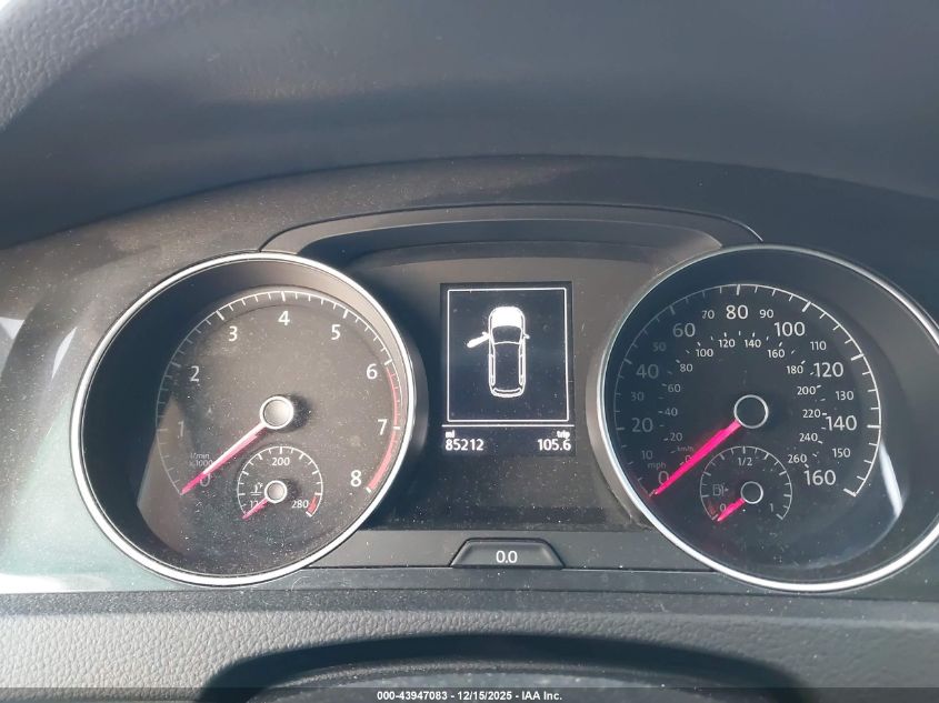 2018 Volkswagen Golf Sportwagen Tsi S VIN: 3VW117AU1JM753544 Lot: 43947083