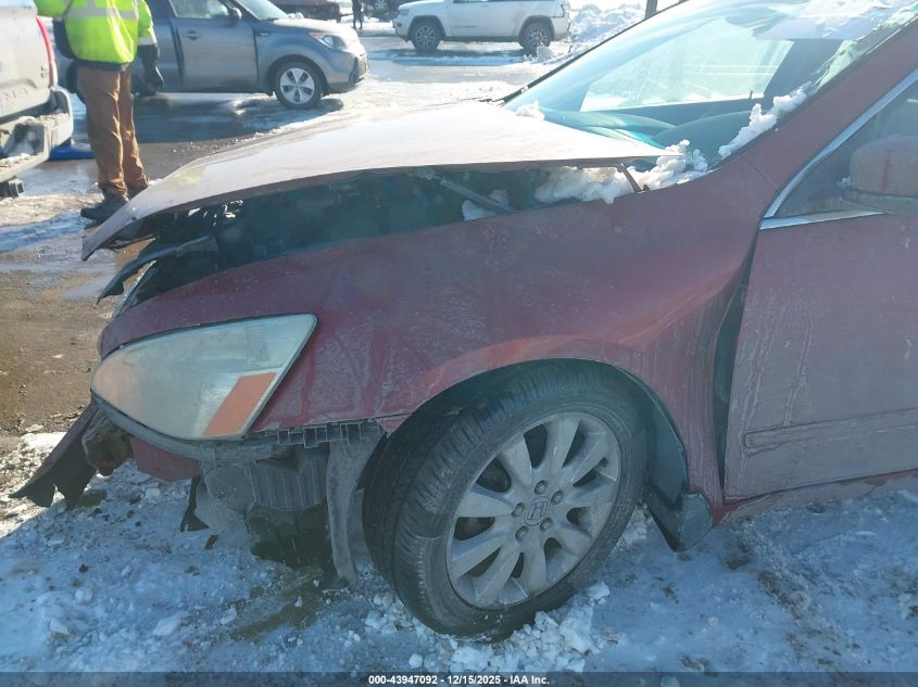 2007 Honda Accord 3.0 Ex VIN: 1HGCM66597A002391 Lot: 43947092