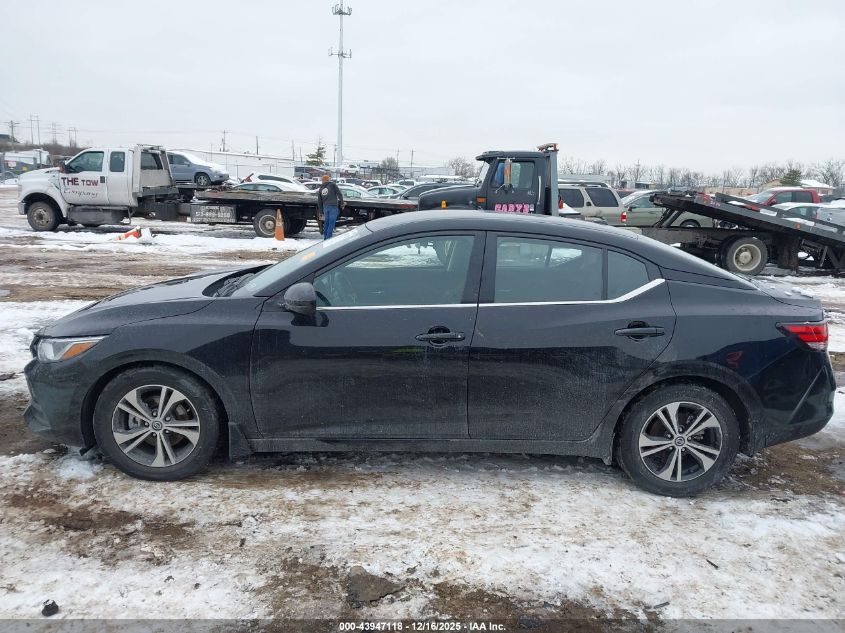 2023 Nissan Sentra Sv Xtronic Cvt VIN: 3N1AB8CV1PY245722 Lot: 43947118