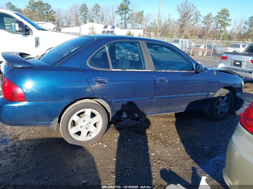 2006 Nissan Sentra 1.8S VIN: 3N1CB51D76L616198 Lot: 43947123