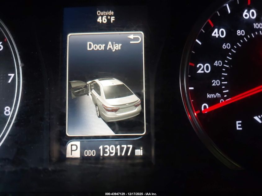 2016 Toyota Camry Se VIN: 4T1BF1FK8GU245147 Lot: 43947129