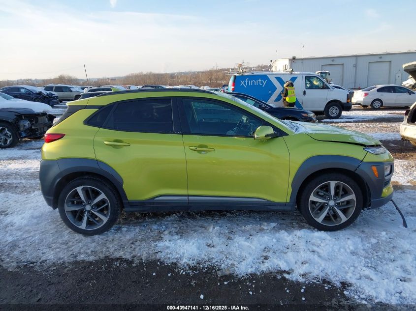 2019 Hyundai Kona Ultimate VIN: KM8K5CA56KU376280 Lot: 43947141