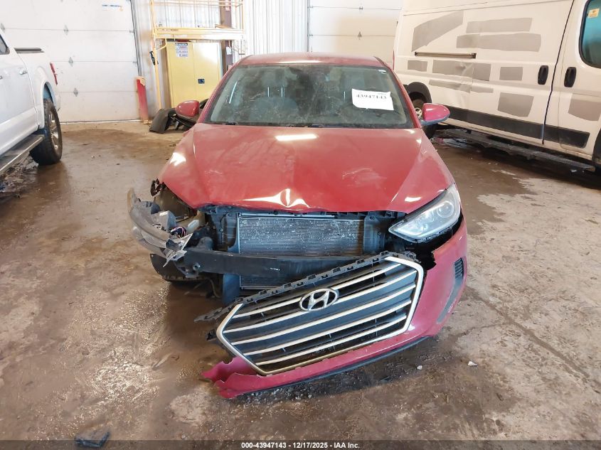 2017 Hyundai Elantra Se VIN: KMHD74LF6HU392065 Lot: 43947143