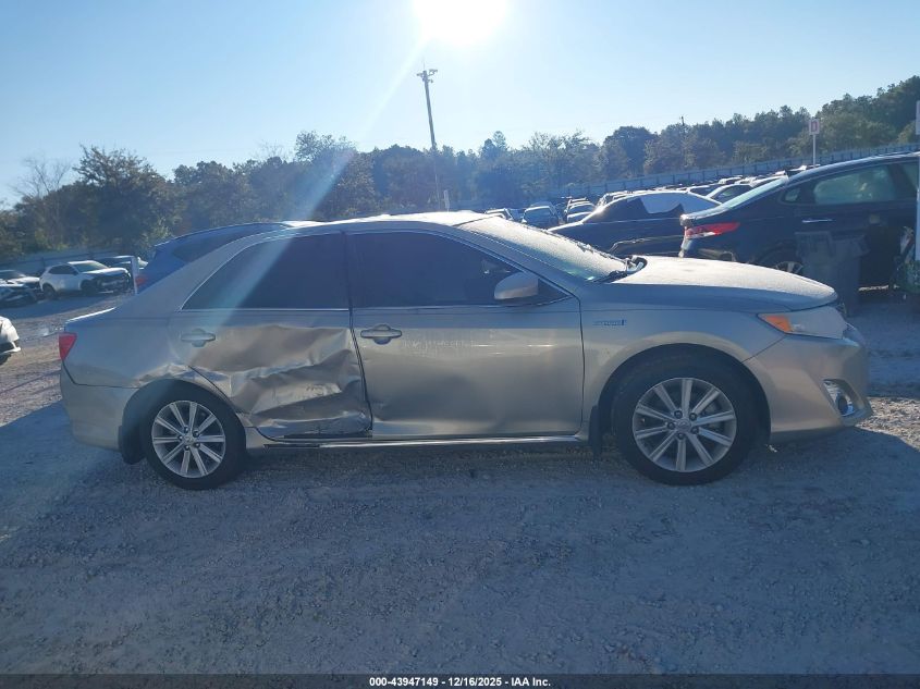 2013 Toyota Camry Hybrid Xle VIN: 4T1BD1FK1DU079832 Lot: 43947149