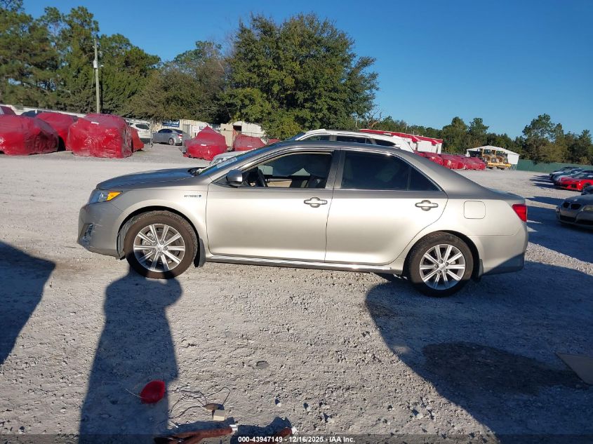 2013 Toyota Camry Hybrid Xle VIN: 4T1BD1FK1DU079832 Lot: 43947149