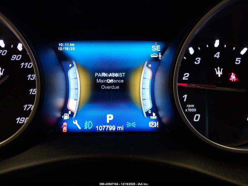 2017 Maserati Levante VIN: ZN661XUA3HX215943 Lot: 43947184