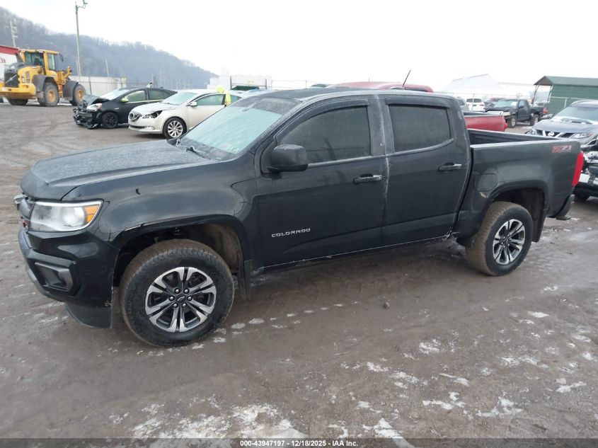 2021 Chevrolet Colorado 4Wd Short Box Z71 VIN: 1GCGTDEN4M1282788 Lot: 43947197