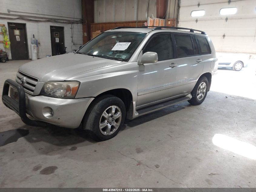 2006 Toyota Highlander V6 VIN: JTEEP21AX60163960 Lot: 43947213