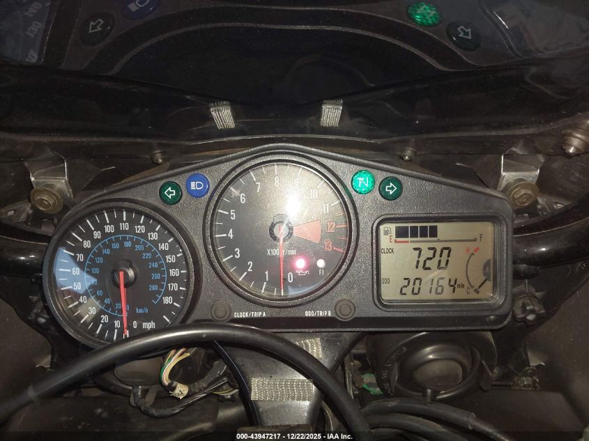 2001 Kawasaki Zx1200 A1 VIN: JKAZX9A161A027806 Lot: 43947217