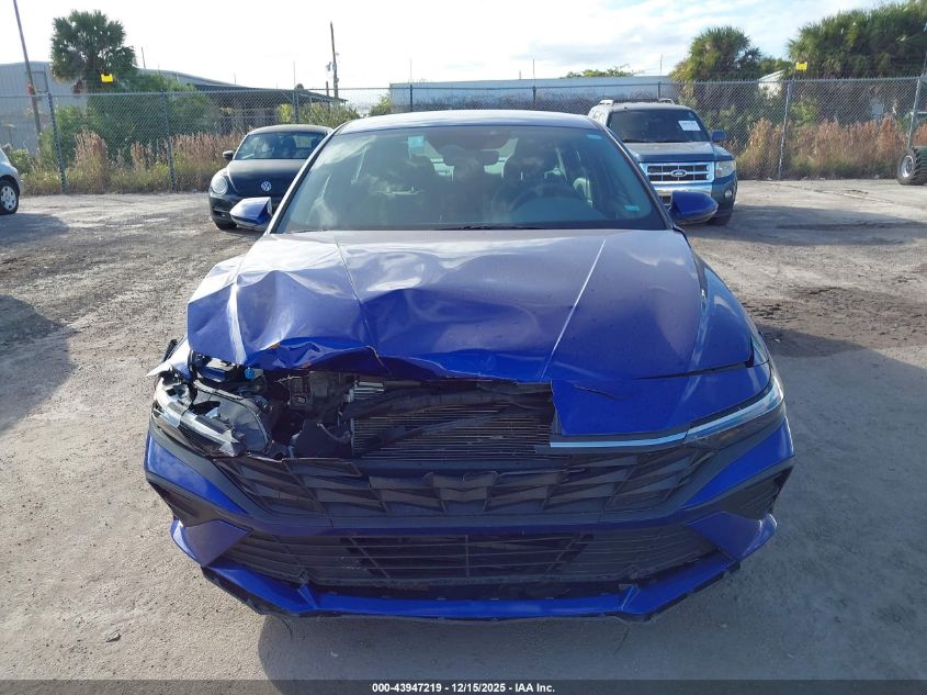 2024 Hyundai Elantra Sel VIN: KMHLM4DG1RU744496 Lot: 43947219