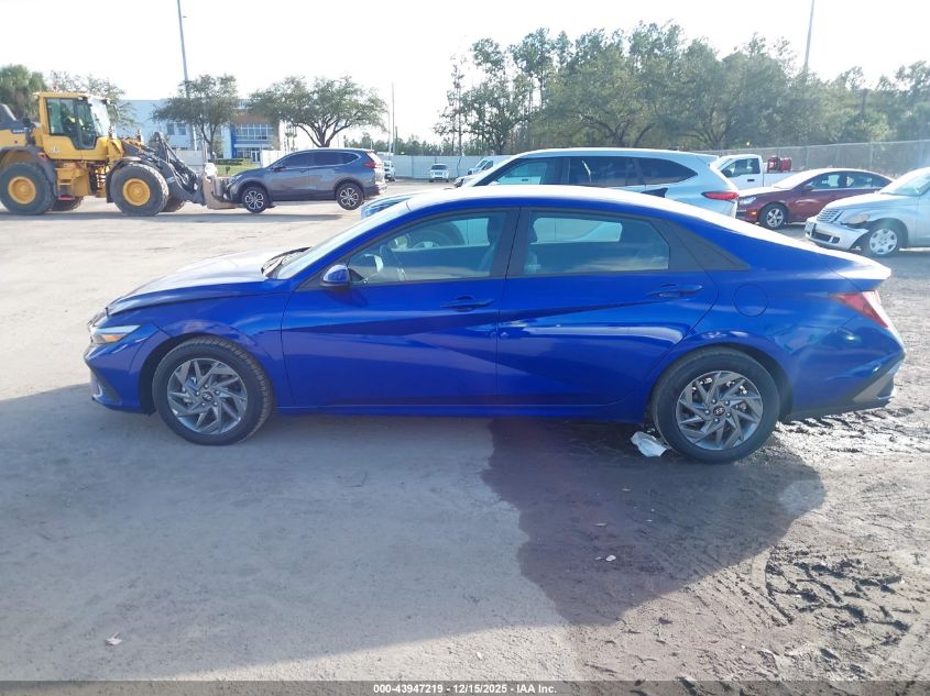 2024 Hyundai Elantra Sel VIN: KMHLM4DG1RU744496 Lot: 43947219