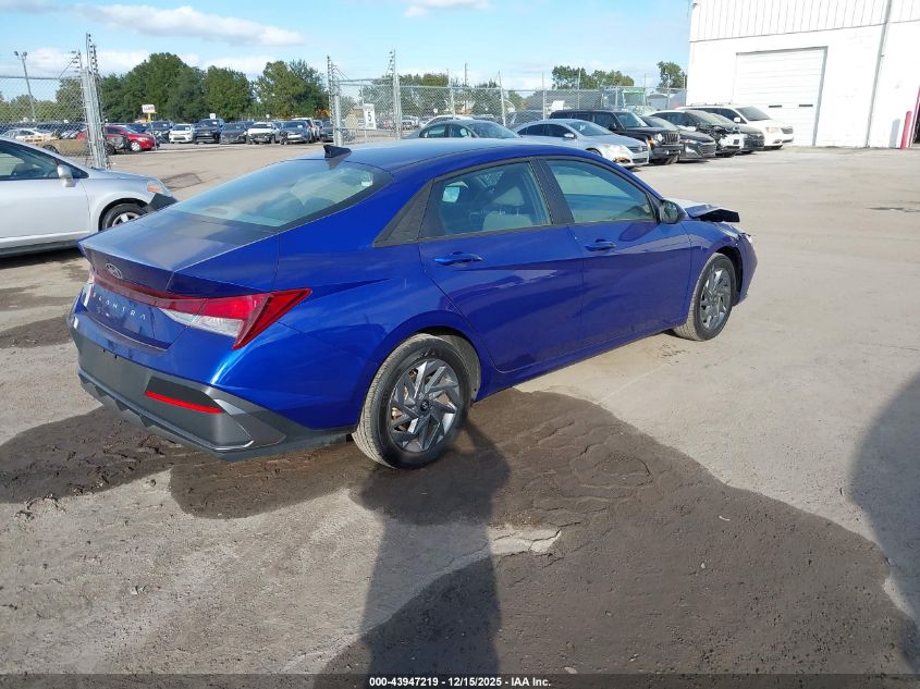 2024 Hyundai Elantra Sel VIN: KMHLM4DG1RU744496 Lot: 43947219