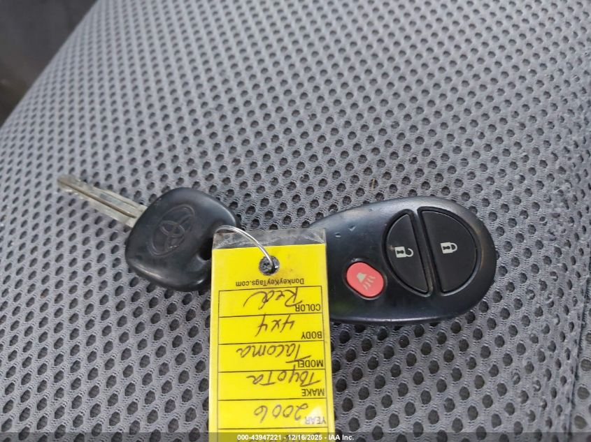 2006 Toyota Tacoma Base V6 VIN: 5TELU42N06Z168134 Lot: 43947221