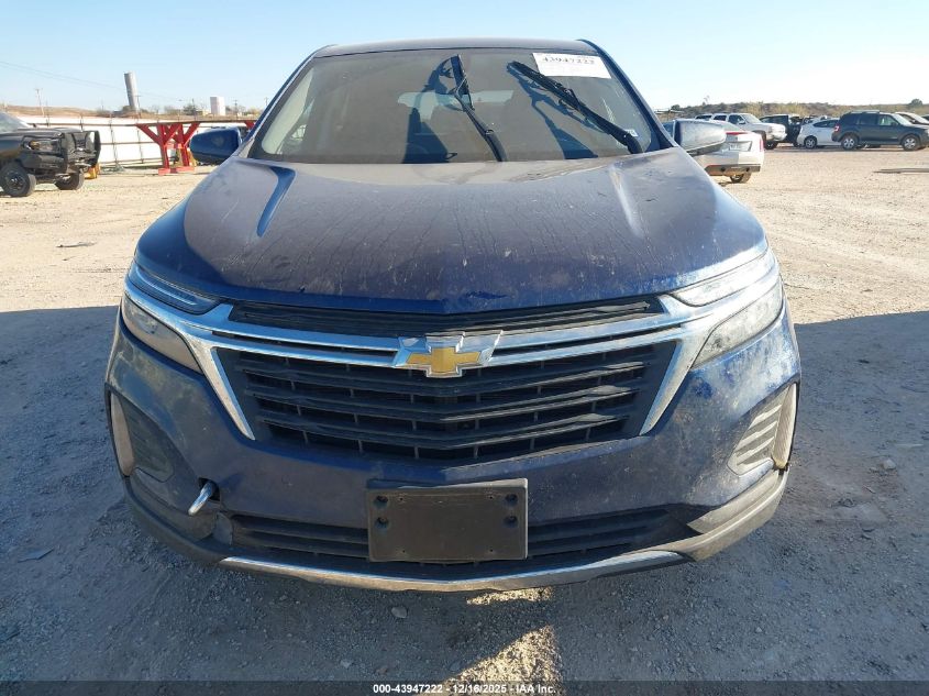 2022 Chevrolet Equinox Fwd Lt VIN: 3GNAXKEV9NL245493 Lot: 43947222