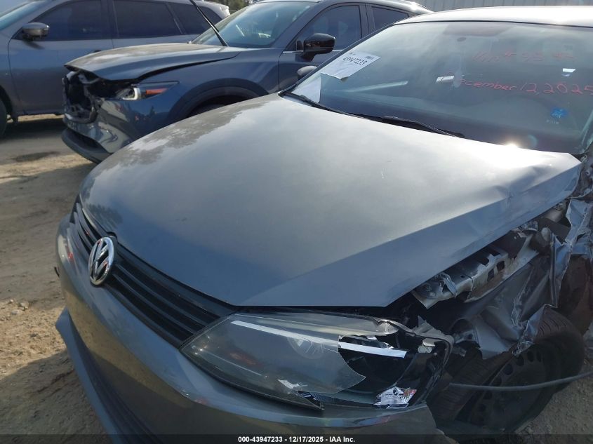 2013 Volkswagen Jetta 2.0L S VIN: 3VW2K7AJ5DM309594 Lot: 43947233