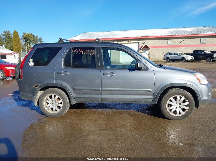 2006 Honda Cr-V Se VIN: SHSRD78906U415961 Lot: 43947242