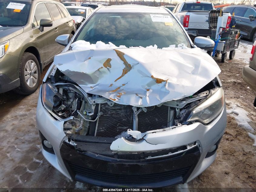 2016 Toyota Corolla S Plus VIN: 5YFBURHE9GP478709 Lot: 43947245