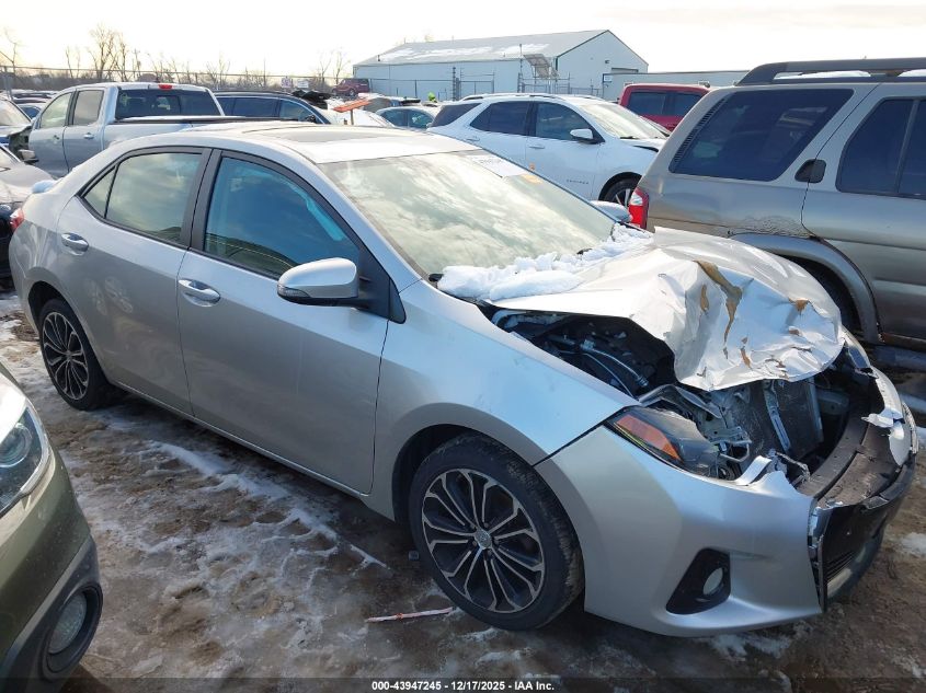 2016 Toyota Corolla S Plus VIN: 5YFBURHE9GP478709 Lot: 43947245