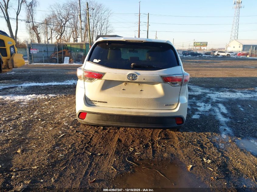 2016 Toyota Highlander Le Plus V6 VIN: 5TDBKRFH8GS324499 Lot: 43947247
