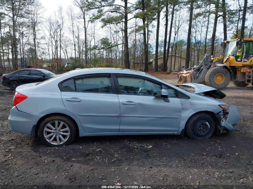 2012 Honda Civic Ex-L VIN: 19XFB2F99CE306695 Lot: 43947264