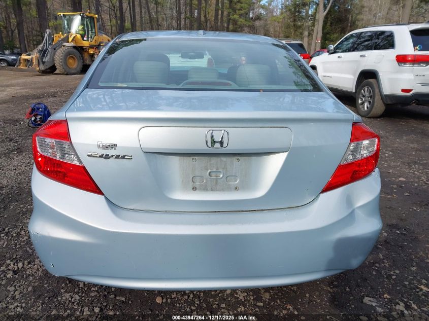 2012 Honda Civic Ex-L VIN: 19XFB2F99CE306695 Lot: 43947264