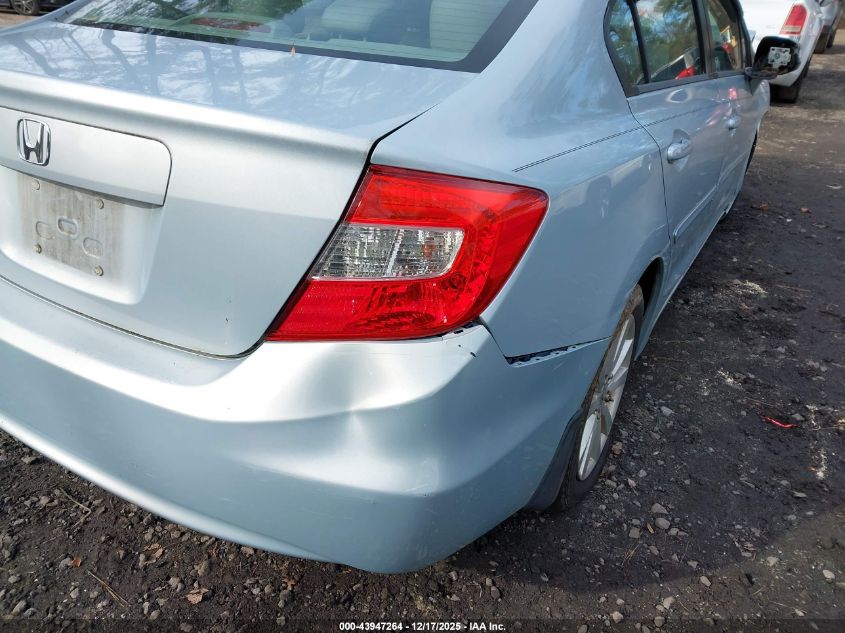 2012 Honda Civic Ex-L VIN: 19XFB2F99CE306695 Lot: 43947264