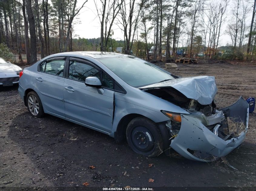 2012 Honda Civic Ex-L VIN: 19XFB2F99CE306695 Lot: 43947264