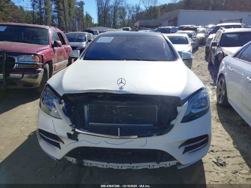 2020 Mercedes-Benz S 560 VIN: WDDUG8DB6LA511255 Lot: 43947268