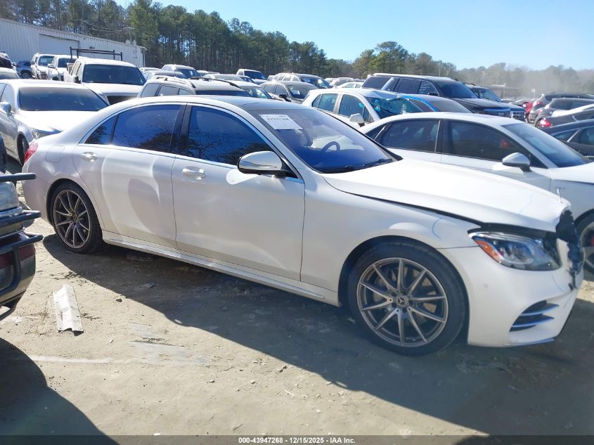 2020 Mercedes-Benz S 560 VIN: WDDUG8DB6LA511255 Lot: 43947268