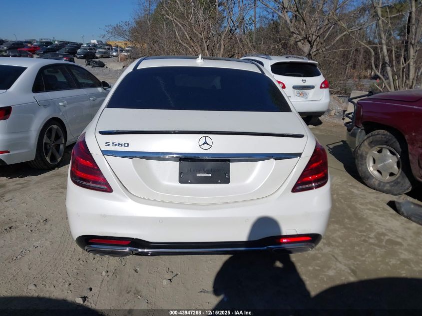 2020 Mercedes-Benz S 560 VIN: WDDUG8DB6LA511255 Lot: 43947268