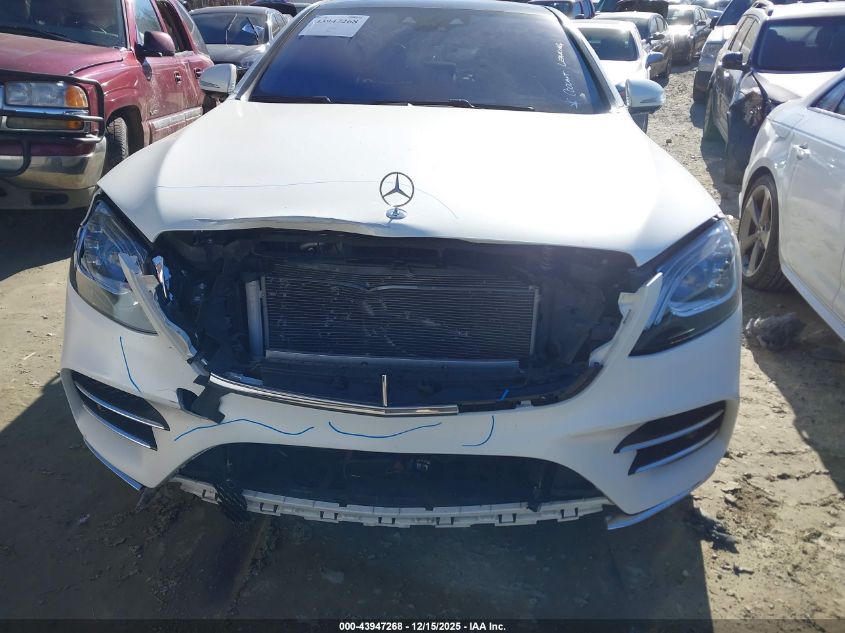 2020 Mercedes-Benz S 560 VIN: WDDUG8DB6LA511255 Lot: 43947268