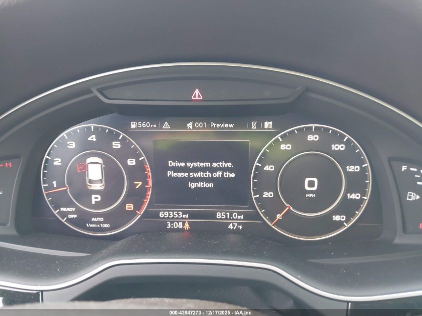 2019 Audi Q7 55 Premium VIN: WA1VAAF77KD031877 Lot: 43947273