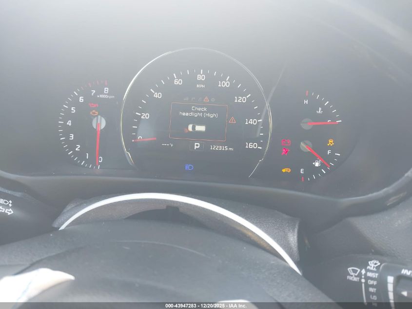 2016 Kia Sorento 3.3L Sxl VIN: 5XYPKDA5XGG087579 Lot: 43947283