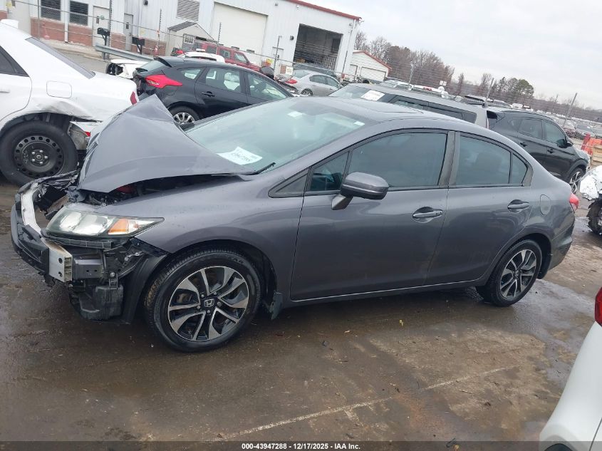 2014 Honda Civic Ex VIN: 19XFB2F84EE016505 Lot: 43947288