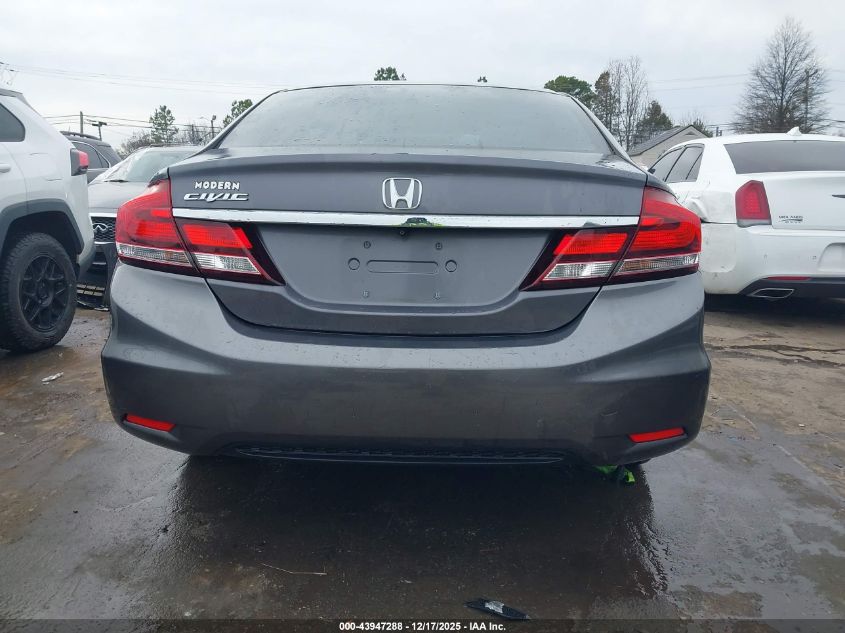 2014 Honda Civic Ex VIN: 19XFB2F84EE016505 Lot: 43947288